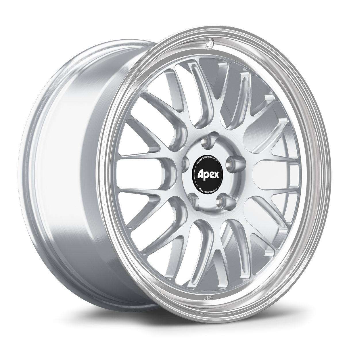 Apex 19" ML-10RT Forged 5x130 Wheel (Brushed Clear - Machined Lip) - Porsche