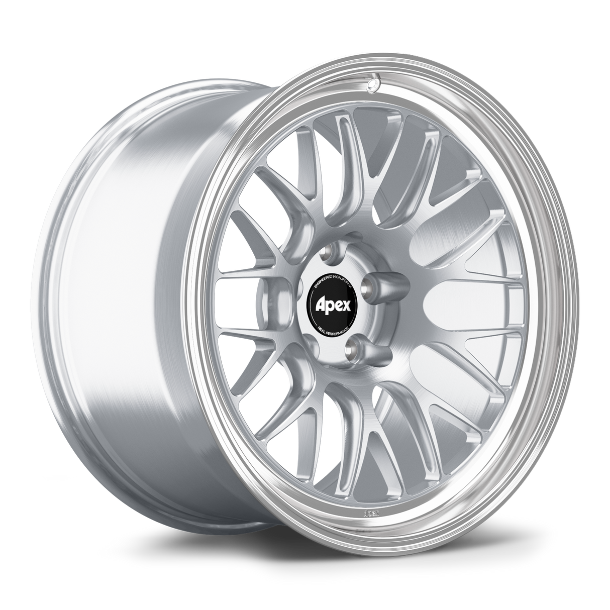 Apex 19" ML-10RT Forged 5x130 Wheel (Brushed Clear - Machined Lip) - Porsche
