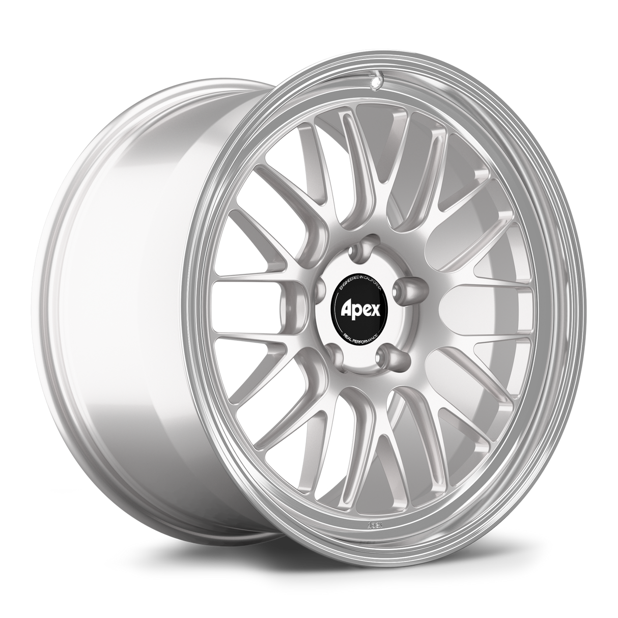 Apex 20" ML-10RT Forged 5x130 Wheel (Race Silver - Machined Lip) - Porsche