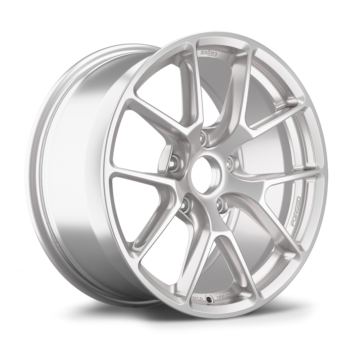 Apex 18" VS-5RE Forged 5x130 Wheel (Race Silver) - Porsche CS