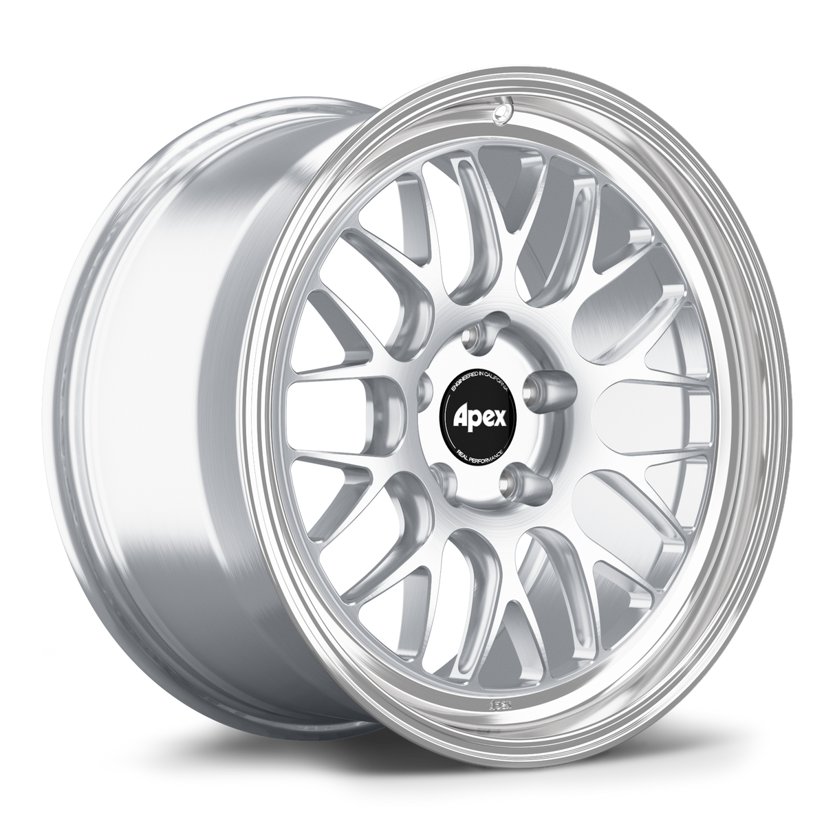 Apex 18" ML-10RT Forged 5x112 Wheel (Brushed Clear - Machined Lip) - VW/Audi (Small Bore)