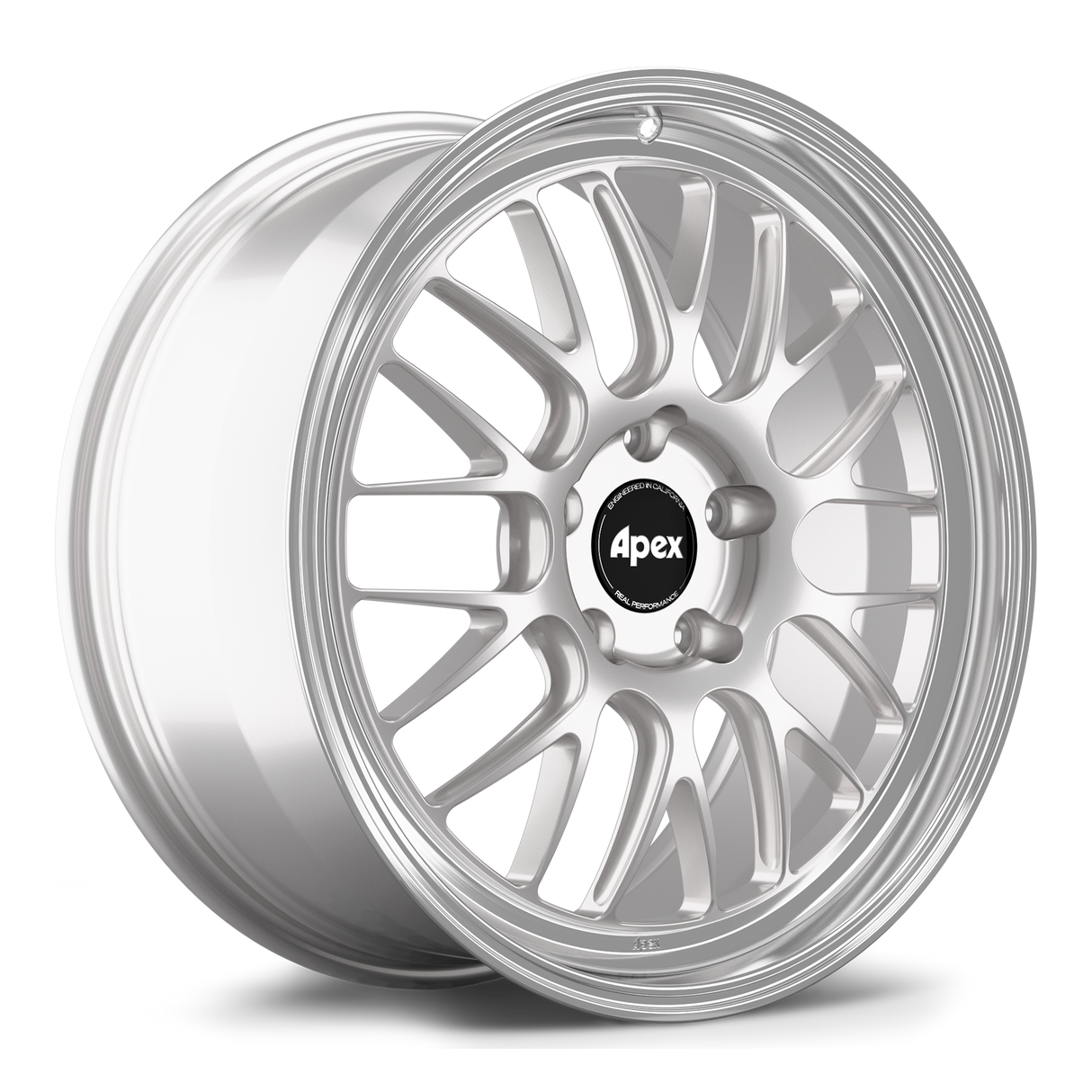Apex 20" ML-10RT Forged 5x130 Wheel (Race Silver - Machined Lip) - Porsche