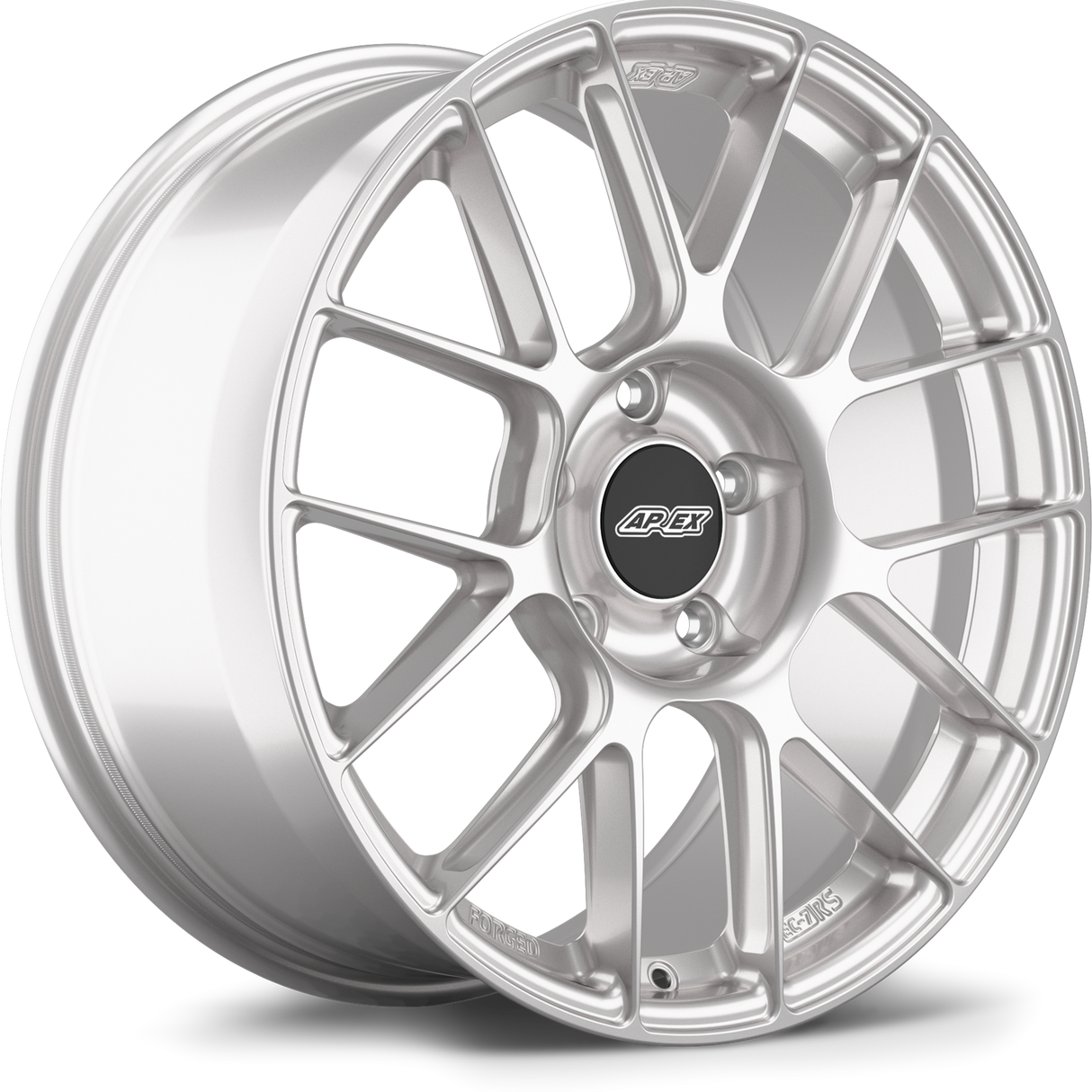 Apex 19" EC-7RS Forged 5x130 Wheel (Race Silver) - Porsche