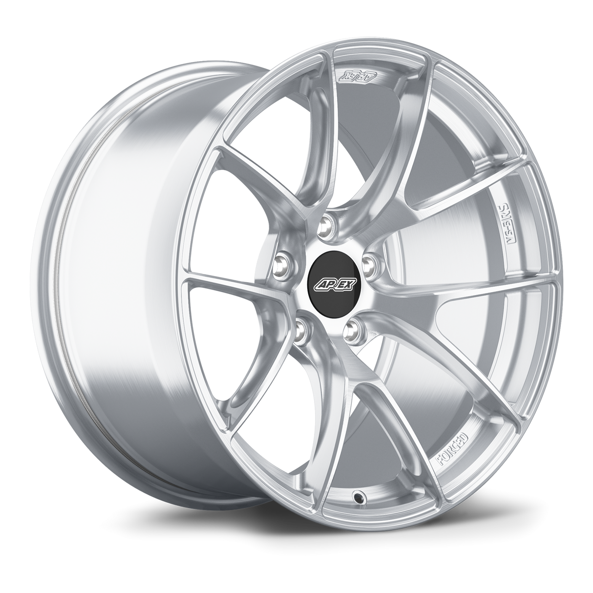 Apex 18" VS-5RS Forged 5x112 Wheel (Brushed Clear) - VW/Audi (Small Bore)