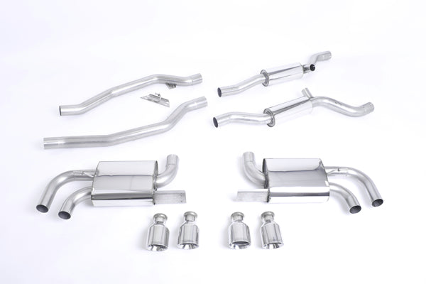 Milltek Cat-Back Exhaust System - Porsche 958 Cayenne Turbo 4.8T (Pre-Facelift)