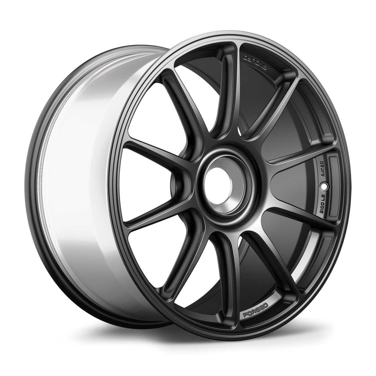 Apex 19" SM-10RE Forged PSCL Wheel (Satin Black) - Porsche