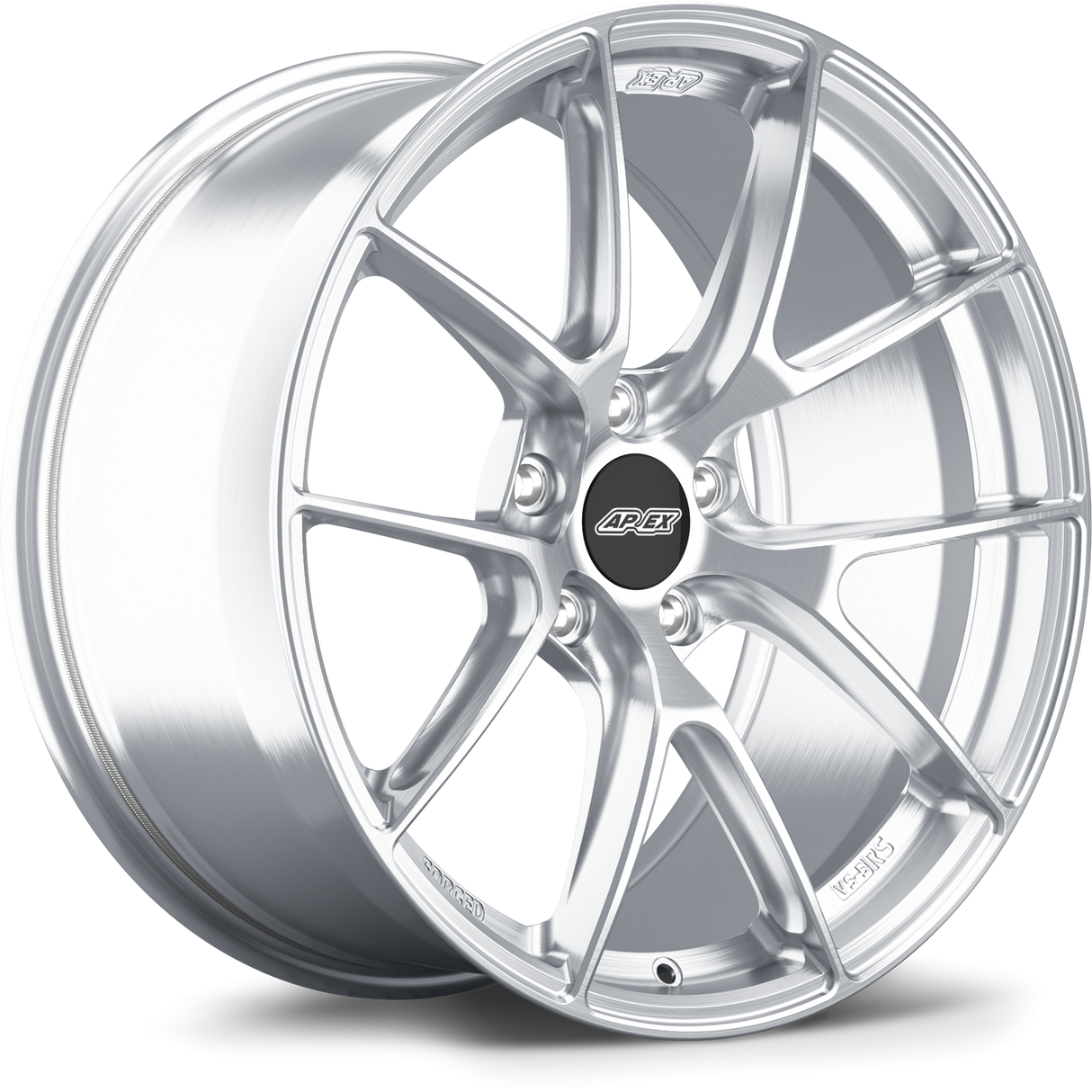 Apex 19" VS-5RS Forged 5x130 Wheel (Brushed Clear) - Porsche