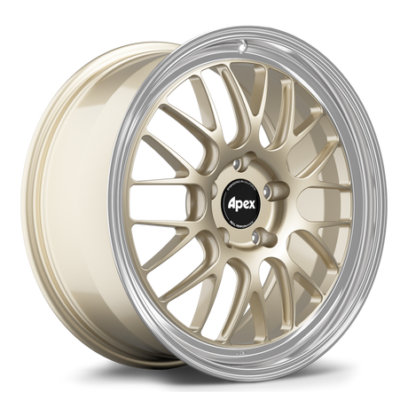 Apex 20" ML-10RT Forged 5x130 Wheel (Gloss Motorsport Gold) - Porsche