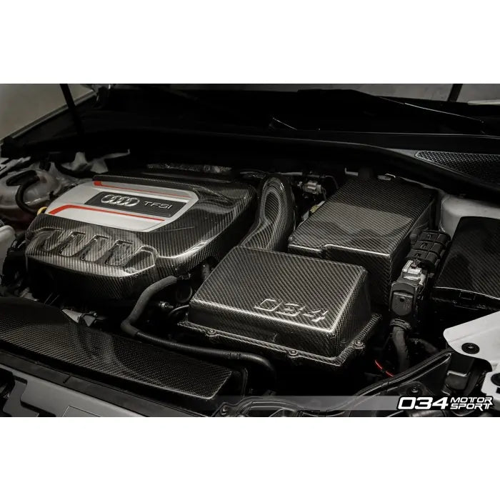 034Motorsport Carbon Fiber Battery Cover - MQB/e 1.8T/2.0T - Equilibrium Tuning, Inc.